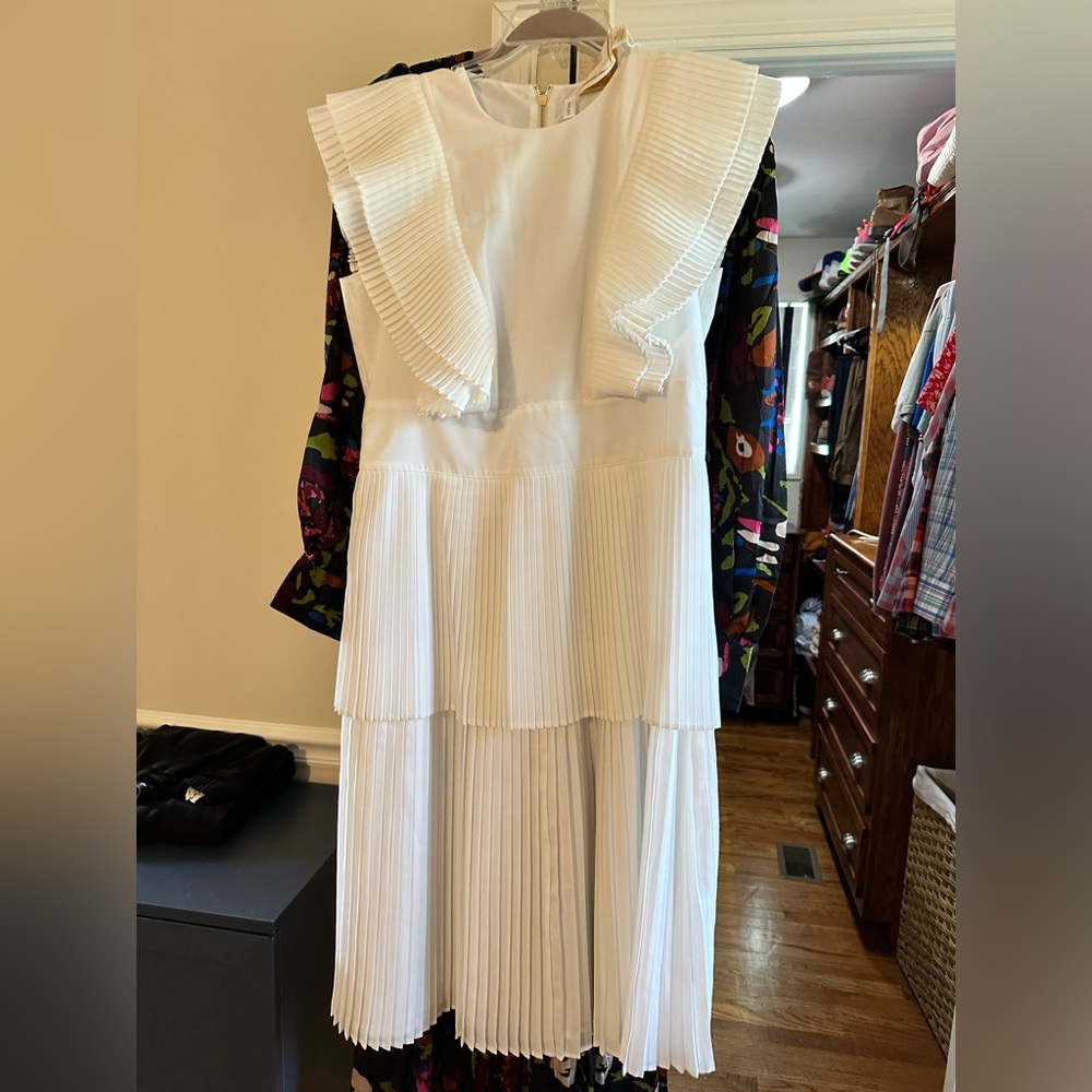 NWT Emily McCarthy Chloe Dress-WHITE-MEDIUM